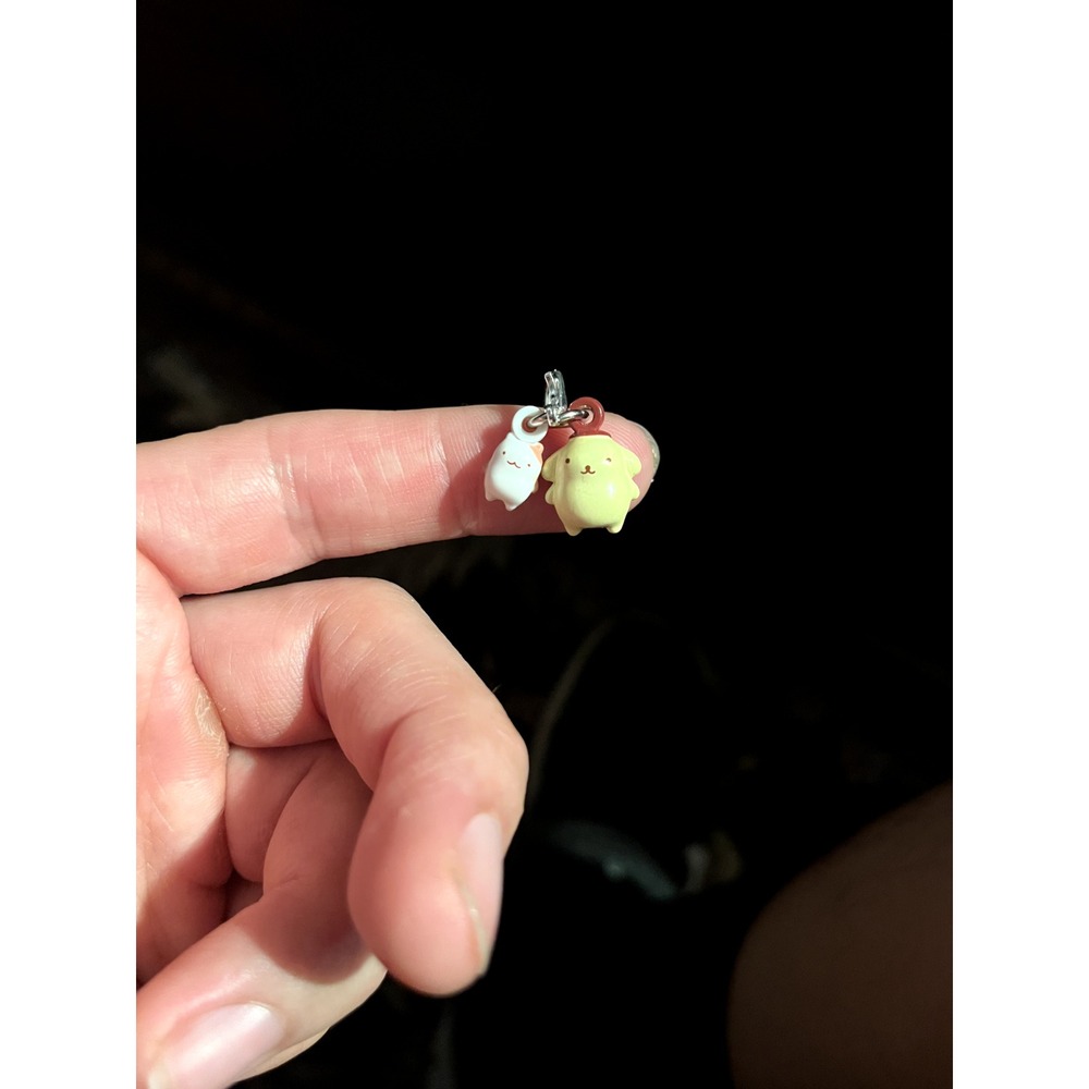 Sanrio Characters Pompompurin and Muffin Micro Charm Set